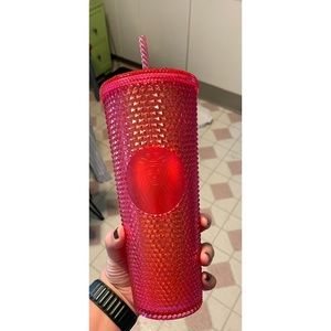 Starbucks Neon Pink Tumblr